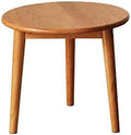 Telephone Table, End Table,Telephone Lighting Side Table,Round Solid Wood Dining Table,Living Room Sofa Side Table,Cherry Wood Round Table(Wood-19.68 * 19.68 * 18.11in