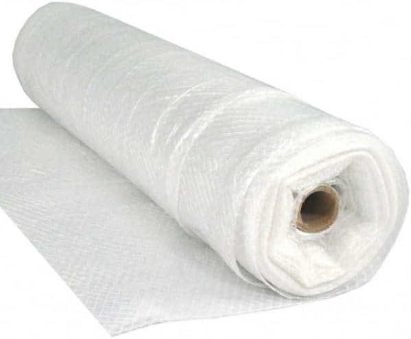Farm Plastic Supply - String Reinforced 4 Year UV Resistant 10 mil Clear Greenhouse Plastic Sheeting - 4 Year UV Resistant Polyethylene Greenhouse Film, Hoop House Green House Cover (12' x 28')