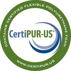 Stanford Futon Set - Full Size, Frame, 8" Mattress, Twill Black Cover