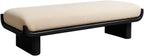 Modern Wooden and Fabric Long Shoe-Changing Bench for Living Room and Bed end Entryway(XL)