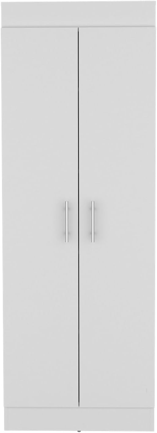 Nepal Pantry Cabinet, Space-Efficient 2-Door Design with Multiple Shelves