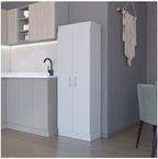 Clinton Pantry Cabinet Engineered Wood White
