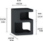 Side Table Side Table Telephone Table Iron Bedside Table Modern Minimalist Bedroom Bedside Table Living Room Coffee Table Sofa Lounge Side Table Bedroom Storage Bedside Cabinet (Color : 1) (1)
