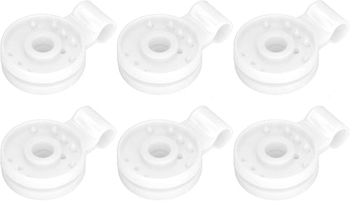 100pcs Shade Cloth Plastic Clips Heavy Duty Lock Grip, Bird Proof Shade Cloth Sunshade Clips for Outdoor Garden Greenhouse (White)