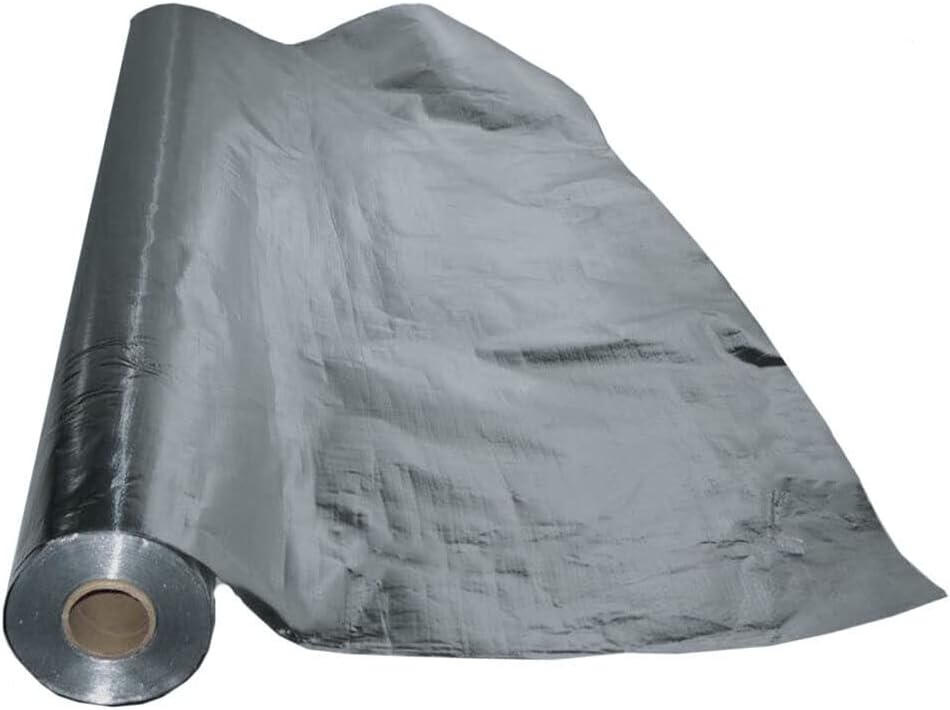 US Energy Products Highly Reflective Silver FOIL Mylar Film Insulation Sheets: Ideal for: Grow Room, Greenhouse, Farming, Plant Growth, Energy Saving, SAUNAS, and More: (36INCH X 125FT) Sheets