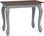Nesting Table Set 3 Pieces Solid Mahogany Wood | Antique Style, Handmade Vintage, Durable Hardwood, Unique Color Variation for Living Room