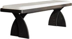 Modern Retro Wooden Long Bench at The Foot of The Bed in The Bedroom Dressing Room or Home for Changing Shoes Entryway(Small)