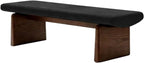 Modern Wooden Sofa Bedroom Bed end Bench Hotel Leisure Entryway(Medium)