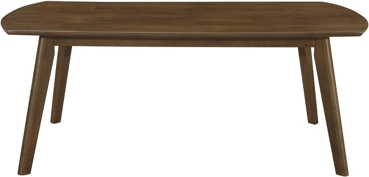 Contemporary 3-Piece Cocktail Table Set Walnut Finish Living Room Wooden Furniture