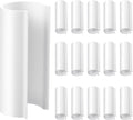 Jetec 64 Pieces Pool Cover Clamps for Above Ground Pools PVC Pipe Clips for Greenhouses, Row Covers, Shelters, Bird Protection, 2.4 Inches Long(1 Inch,White)