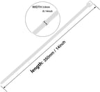 14 Inch Zip Ties White 1000 PCS, 40 Lbs- Heavy Duty Tensile Strength, Nylon PA66 UV Resistant Cable Ties for Indoor and Outdoor Use - Ideal for object bundling and fastening