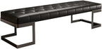 Modern Leather Bed end Bench Bedroom Dressing Room Leisure Entryway(Large)
