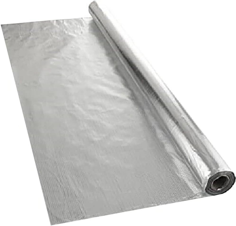 US Energy Products Highly Reflective Silver FOIL Mylar Film Insulation Sheets: Ideal for: Grow Room, Greenhouse, Farming, Plant Growth, Energy Saving, SAUNAS, and More: (36INCH X 125FT) Sheets