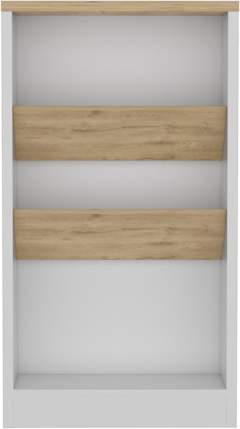Multicolor Kitchen Island with Shelves and Table Top | Includes two side shelves for bottle display and low shelf for essentials
