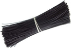 6 Inch Twist Ties,Ulifestar Cable Ties Bag Ties Plastic Coated Twist Ties 1000 Pack (Black)