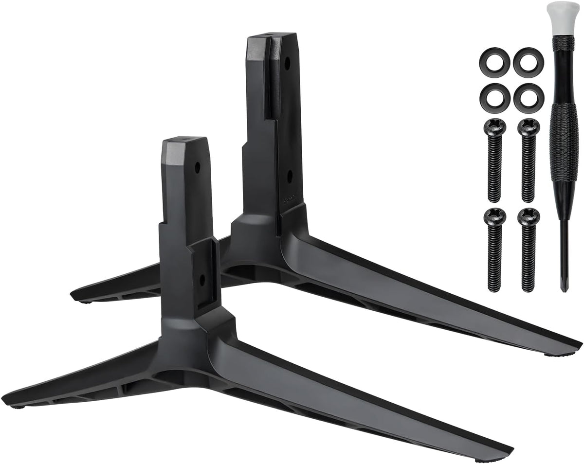 TV Stand Legs for Vizio D50X-G9/V505-G9/V505-H9/M506X-H9 (Black) | Easy VESA Tabletop Mount, Anti-Wobble Design, Includes All Screws