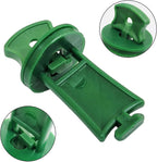 100 Sets Greenhouse Support Clip Fixing Twist Clips Plastic Shading Clips/Washers/Extenders Clips, for Bubble Wrap Sunshade Net Insulation