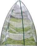 Zenport SH3287 Steel Frame Winter Garden Tent, 55.1"x55.1"x70.9", Green - 5 Pack