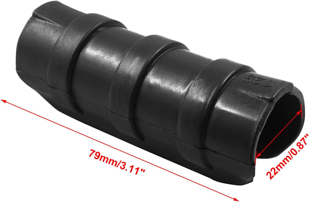 40 Pcs Greenhouse Tube Clips, 25mm/1" Greenhouse Clamps Clips for Greenhouse Film, Sunshade Nets, Frame Shelters, Row Covers, Gardening, Black