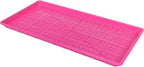 SUNPACK 10" x 20" Heavy Duty Mesh Plastic Seed Starting Tray, Magenta, 1" (Pack of 30) - Ensures Water Drainage and Aeration, Perfect for Greenhouses or Indoor Gardening
