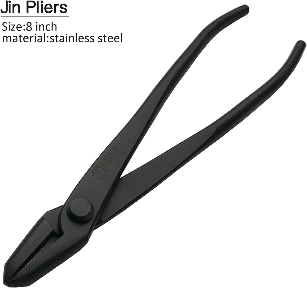 5-Piece Bonsai Tool Set,Knob Cutter,Concave Cutter,Wire Cutter,Jin Pliers,Bonsai Scissors