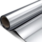 4 x 200 Ft Highly Reflective Film Roll Heavy Duty Horticulture Film Roll for Outdoor Indoor Plant Grow Tent Warm House Greenhouse Room, 2 Mil Silver