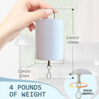 Disco Ball Wind Spinner Mirror Ball Hanging Display Rotating Spinner, Garden Decor with Mini Remote Controller for Battery Operated Motor-20 RPM