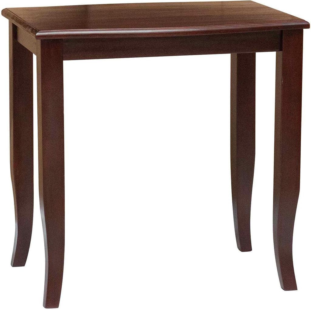 Nesting Side Tables 3 pcs Brown Solid Mahogany Wood | Space Saving Design, No Assembly Required, Easy Clean Surface, for Living Room or Bedroom