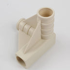 3-Way 16mm 5/8'' Pole for Plant Grow Tent, PVC Pipe Fittings Build Heavy Duty Greenhouse Frame Furniture Connectors Tent Connections, 4 Pcs, Cream