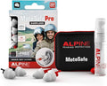 Alpine MotoSafe Pro - Premium Motorcycle Ear Plugs for Wind Noise Reduction - 20dB - Motorcycle Hearing Protection - Ultra Soft Comfortable Motorcycle Hearing Protection - 2 Pair