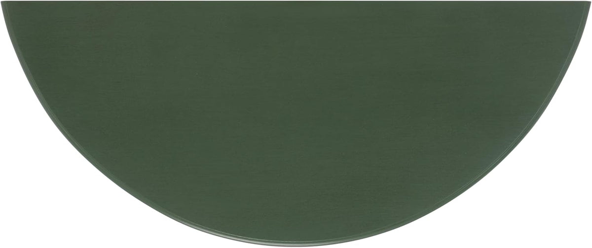 SAFAVIEH Furniture - Tinsley Half-Round Console Table - Dusty Green - Solid Wood - Farmhouse Demilune Design - Ideal for Entryway, Hallway, Living Room, 28" W x 11.75" D x 28" H (CNS5723G)