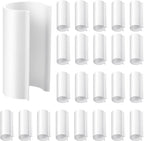 Jetec 32 Pcs PVC Pipe Clips Pool Cover Clamps for Above Ground Pool Greenhouses, Row Covers, Garden, Shelters, Bird Protection, 2.4 Inch Long(for 1 Inch PVC Pipe,White)