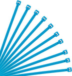 XINGO Nylon Cable Zip Ties Self Locking Plastic Wire Ties with 40 Lbs Tensile Strength for Indoor and Outdoor 12 Inch 500 Pack Blue