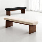 Modern Wooden Sofa Bedroom Bed end Bench Hotel Leisure Entryway(XL)
