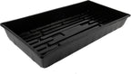 SUNPACK 10" x 20" Mega Plastic Seed Starting Tray, Black, 2.5" (Pack of 30) - No Drainage Holes, Ideal for Greenhouses or Indoor Gardening - Made of Thick, Strong Plastic