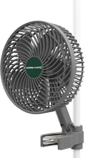 Mars Hydro M6 Grow Tent Fan, 10 Speeds Powerful Oscillating Clip Fan with Low Noise for Hydroponic Plants and Ventilation Circulation with Convenient APP/WiFi Control