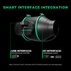 MARS HYDRO 2025 New Version iFresh 6 Inch Smart Inline Fan Combo, with Variable Speed Controller, for Heating Cooling Booster, Grow Tents