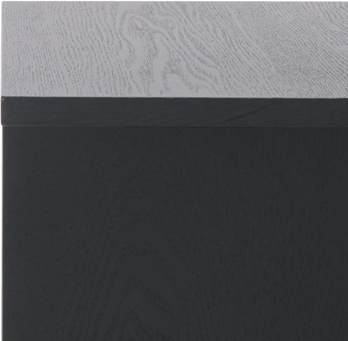 SAFAVIEH Home Collection Aeon Black C-Shape End Table