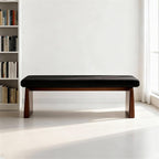 Modern Wooden Sofa Bedroom Bed end Bench Hotel Leisure Entryway(Medium)