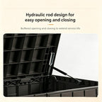 4.deck Boxes Outdoor Waterproof, Package Delivery Boxes For Outside, Features Extra-large Storage Space, Outdoor Storage Box With Lock Slot, for A Wide Range Of Applications(X-Large)