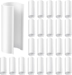 Jetec 32 Pcs PVC Pipe Clips Pool Cover Clamps for Above Ground Pool Greenhouses, Row Covers, Garden, Shelters, Bird Protection, 2.4 Inch Long(for 3/4 Inch PVC Pipe,White)