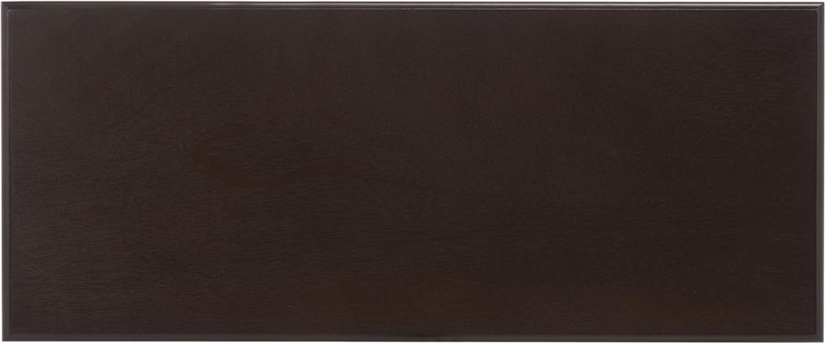 SAFAVIEH Furniture - Tinsley Rectangle Console Table - Dark Chocolate - Solid Wood - Farmhouse Turned-Leg Design - Ideal for Entryway, Living Room, Hallway, 28" W x 11.75" D x 28" H (CNS5724D)