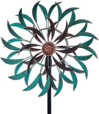 Stargarden Metal Wind Spinner,Two-Way Wind Sculptures,360 Degrees Kinetic Wind Spinners for Yard and Garden
