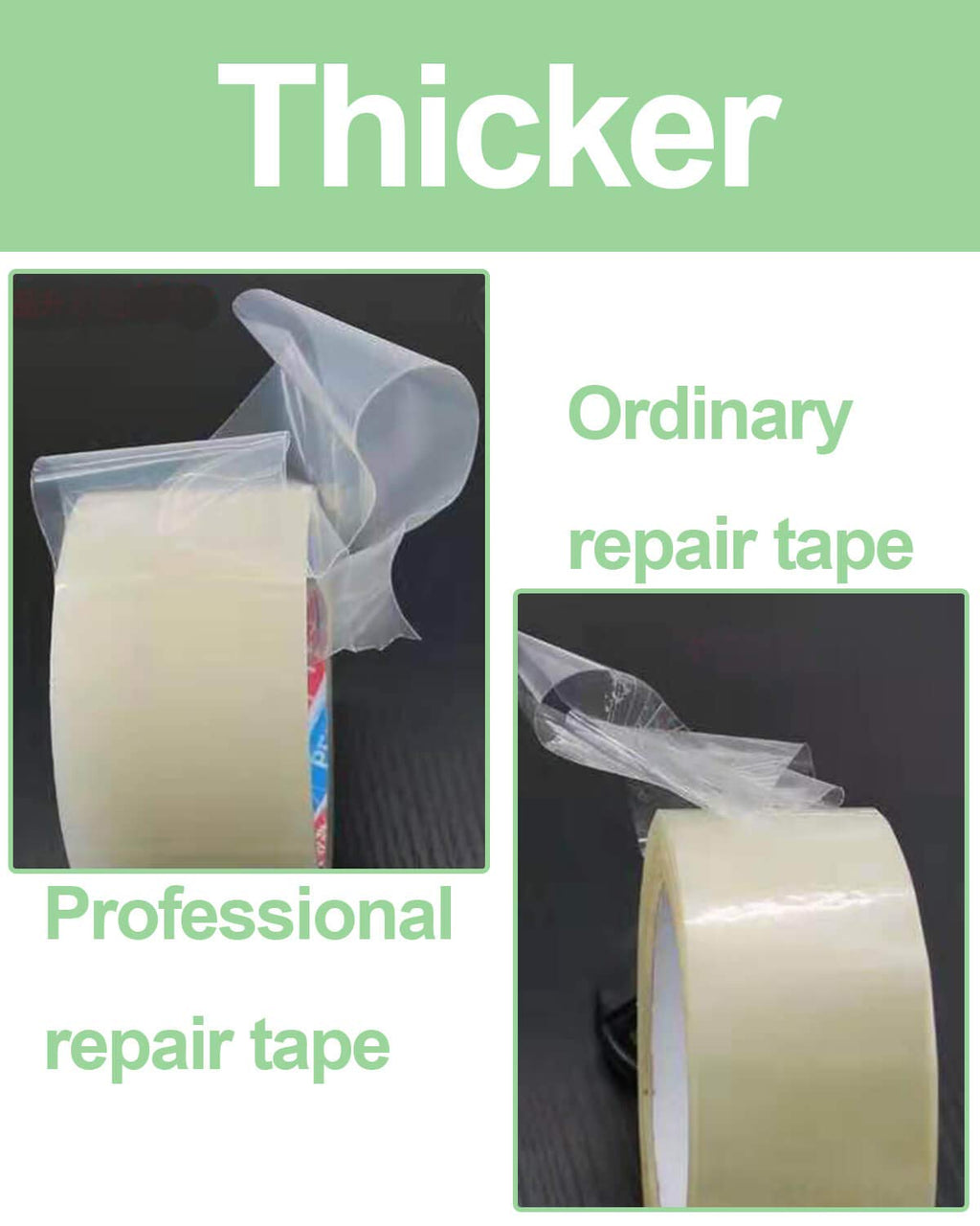 vensovo Greenhouse Covering Plastic Repair Tape - Heavy Duty 4″x108′ Garden Green House Sheeting, Plastic Polyethylene Film Repair Tape