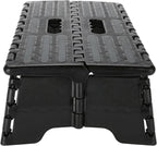 Folding Step Stool, The Lightweight Step Stool, Portable Folding Step Stool Black Step Ladder for Adults Seniors at Home, Kitchen, Bathroom, Bedroom, Closet