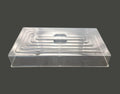 10 Pcs Humidity Dome, Plastic Clear Seed Starter Dome 1020 Tray Covers Humidifying and Insulating for Greenhouse Germination and Garden Growing (21.5"×11.5", 3.15" Height, 10-Pack)
