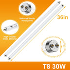 LUCKY HERP T8 30W UVB 10.0 Reptile Light, UVA UVB Reptile Light Bulb 2 Pack, Fluorescent Lamp for Reptiles Amphibians Lizards Chameleons