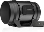 AC Infinity CLOUDLINE A8, Quiet 8" Inline Duct Fan with Speed Controller, EC Motor - Ventilation Exhaust Fan for Heating Cooling Booster, Grow Tents, Hydroponics
