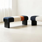 Modern Bed end Bench Bedroom Living Room Dressing Shoe Changing Entryway(Medium)