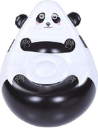 Cute Inflatable Couch Seat with Panda Cartoon, Soft Portable Chair for Garden, Playing in the Garden, Camping or Travel Adventure